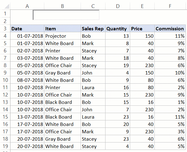 Dynamic Search and Highlight in Excel