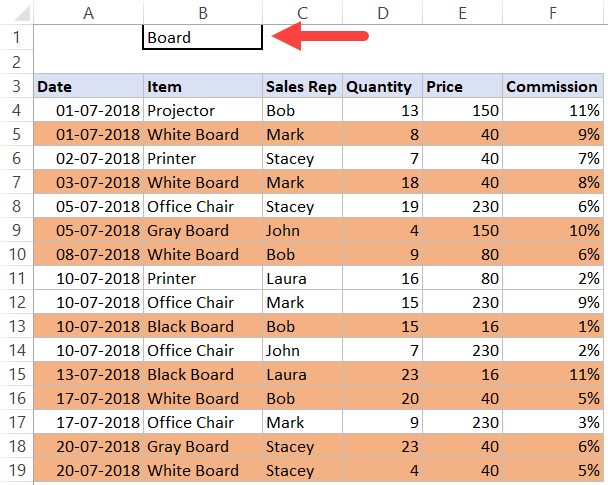 Search and Highlight partial data - dataset