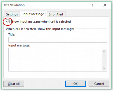 How to Use Input Message in Excel - Step by Step Tutorial