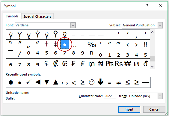 5 Simple Ways To Add Bullet Points In Excel Shortcut VIDEO 