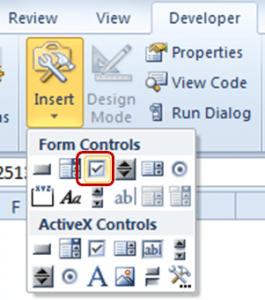 Dynamic Excel Chart with Series Selection Check-box