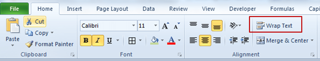 Line Break In Excel Formula