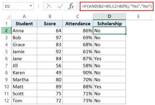 using-excel-if-function-and-operator