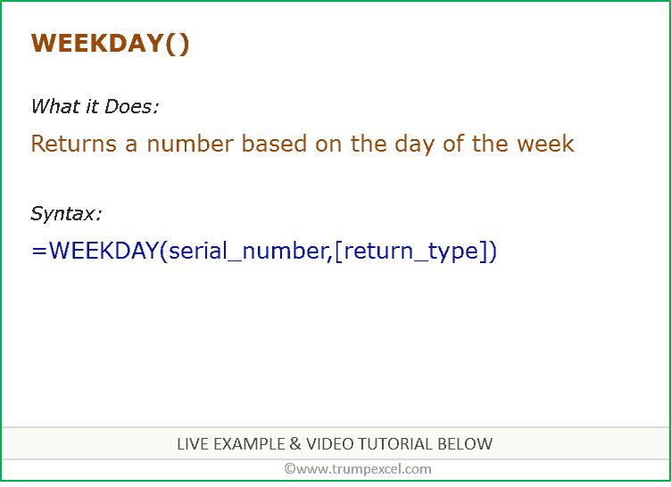 excel-weekday-function-formula-examples-free-video