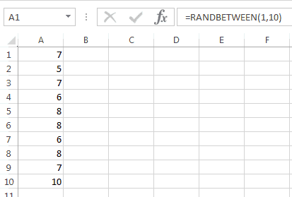 generate random excel data