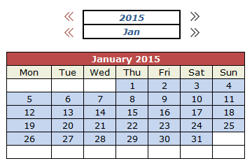 Calendar Integrated With A To Do List Template In Excel