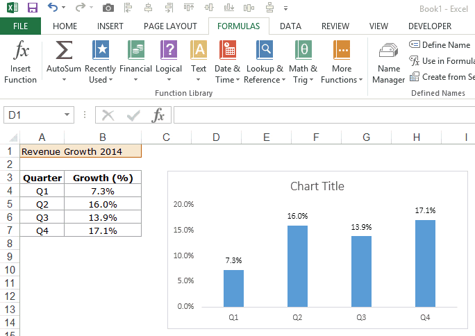 How To Add Chart In Excel