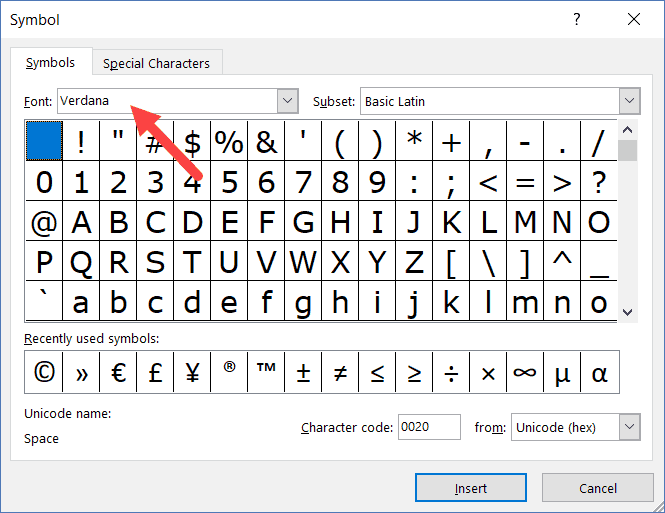 microsoft word degree symbol shortcut