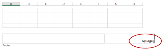 How to Insert Page Numbers in Excel Worksheets - Page Number Code