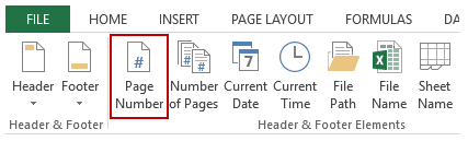 How to Insert Page Numbers in Excel Worksheets - Page Numbers