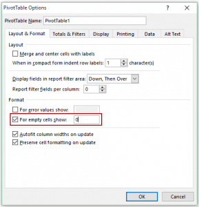 How to Replace Blank Cells with Zeros in Excel Pivot Tables