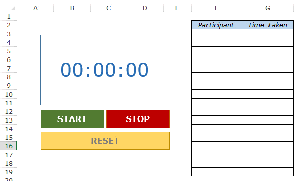 Stopwatch-in-Excel-Demo