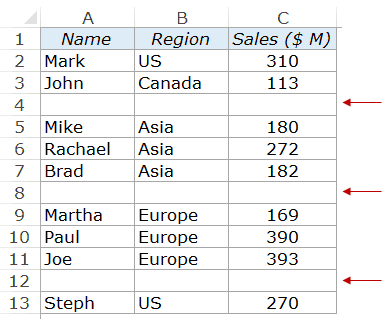 delete blank columns in excel python