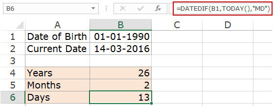 Date Calculator Formula In Excel