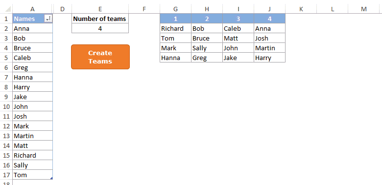 Excel Seating Chart Randomizer