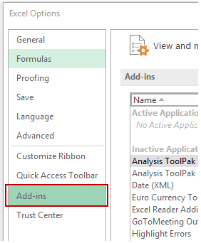 Histogram in Excel - Addins