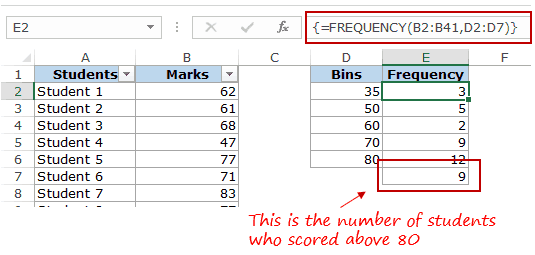 bin range histogram excel