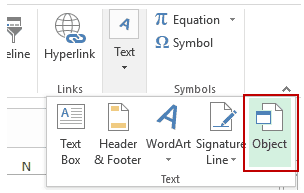 How To Embed A Pdf File In An Excel Worksheet