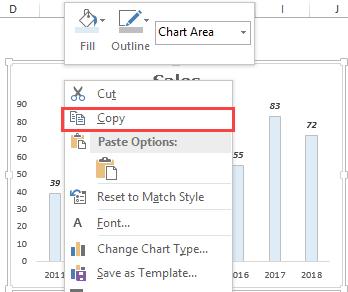 Copy Chart Style Excel