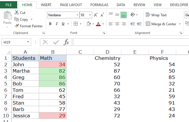 is there a format painter in numbers for mac