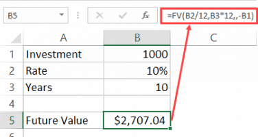 Compound Fv Excel Example How to Calculate Compound Interest in Excel + FREE Calculator