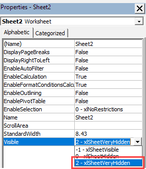 How to Hide a Worksheet in Excel (that can not be unhidden)