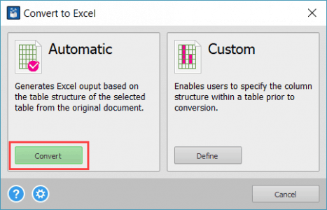 free tool to convert pdf to excel