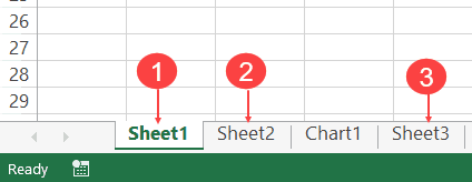 Index Numbers in Worksheets Collection in VBA