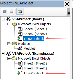 excel vba on close workbook event