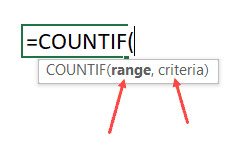 Arguments in a user defined function in VBA