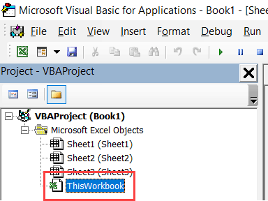 Excel VBA Events - Workbook Objects