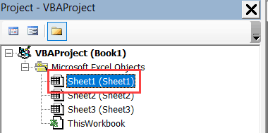 Excel VBA Events - Worksheets Objects