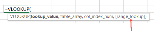 Optional Argument in the VLOOKUP function