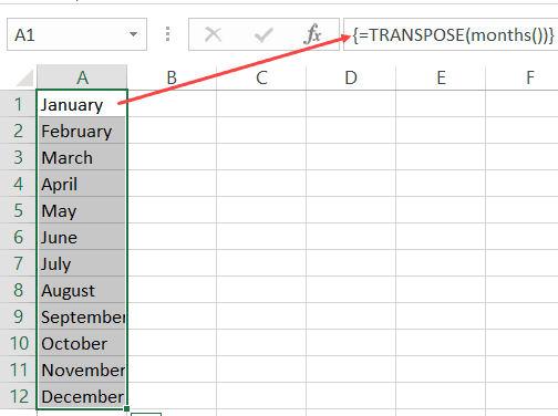 getting a vertical array of values from a VBA function