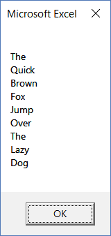 VBA Split Function - comma delimiter separate line