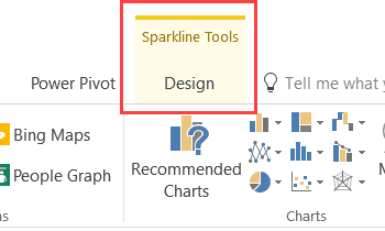 Spark Charts Excel