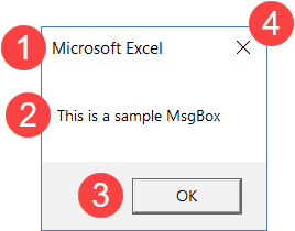 Anatomy of an Excel VBA Msgbox