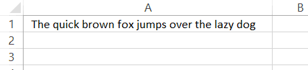 Excel VBA Trim Function - Examples 1 Data