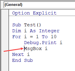 Indentation enabled in the VB Editor code windows