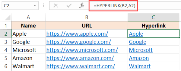 Hyperlink Formula to get the result Hyperlink Formula to get the result
