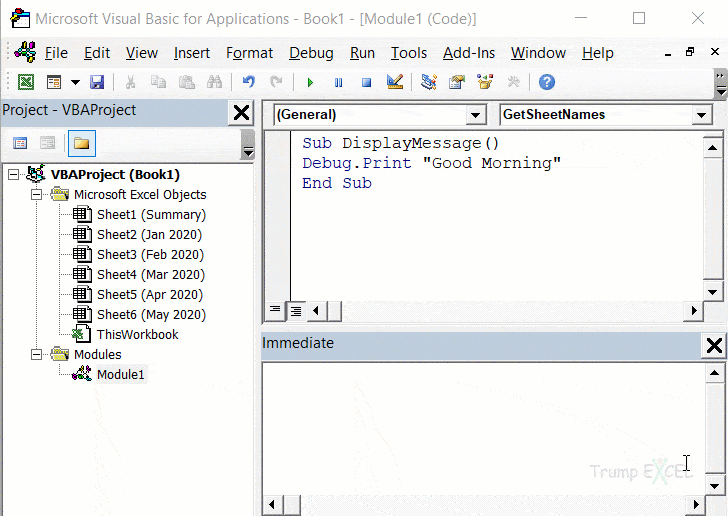 Excel VBA Window - 5 Awesome Ways to Use it! - Trump Excel