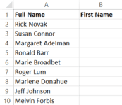 Separate First and Last Name in Excel (Split Names Using Formulas)