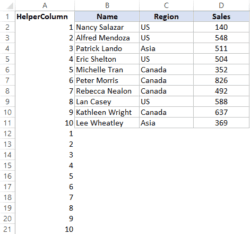 Insert a Blank Row after Every Row in Excel (or Every Nth Row)