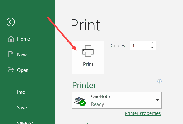 multiple print areas in excel