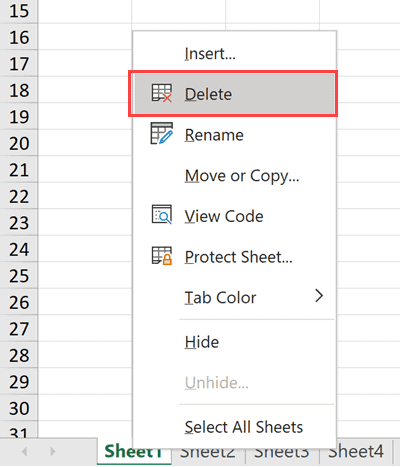 How to Delete Sheets in Excel (Shortcuts) - Trump Excel