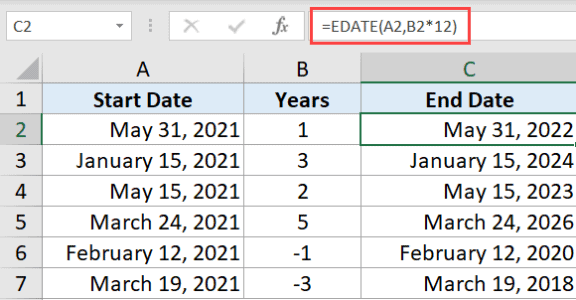 How To Add Months To Date In Excel Easy Formula how-to-add-years-to-date-in-excel-with-examples