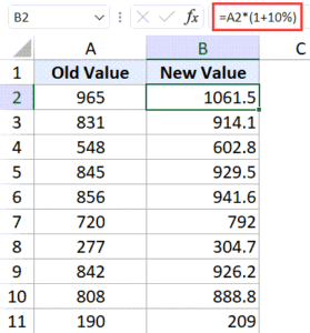 Calculate Percentage Change in Excel (% Increase/Decrease Formula)
