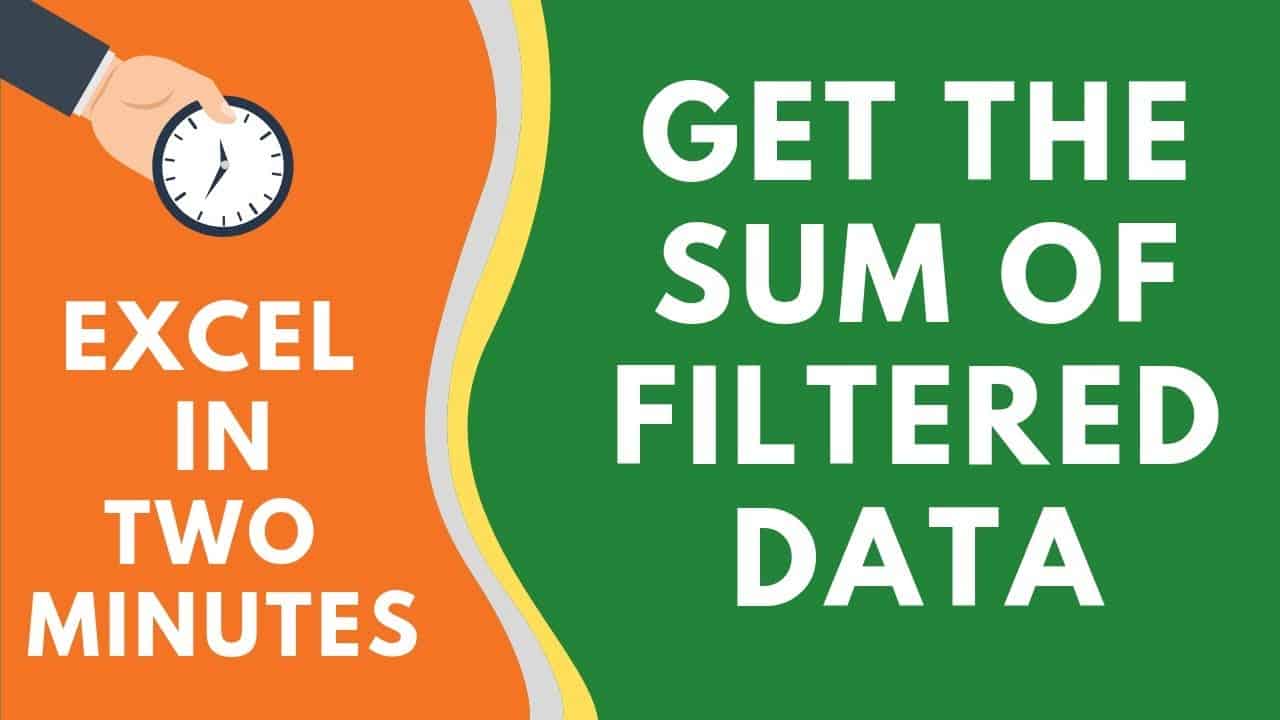 How to Sum a Column in Excel (5 Really Easy Ways) - Trump Excel
