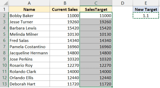 How to Multiply a Column by a Number in Excel (2 Easy Ways)