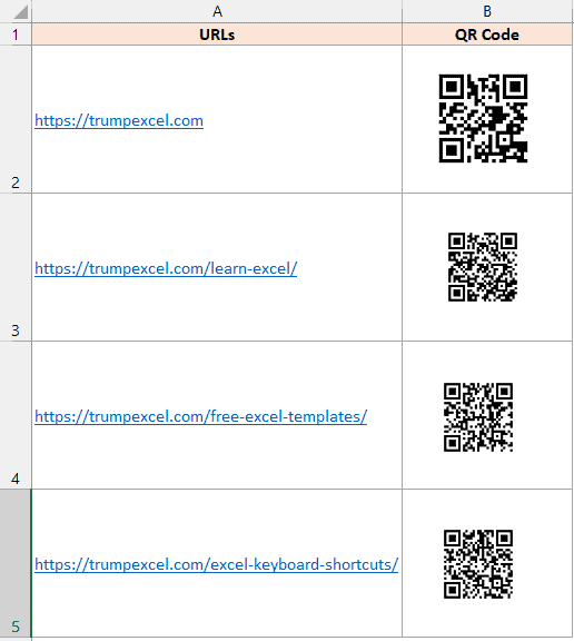 How To Create Qr Codes In Excel (Qr Code Generator)